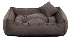 Palkar COMFY obdĺžnikový pelech pre psa, hnedý - 65 cm x 55 cm