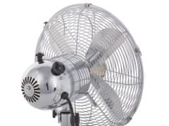 Beliani Stolový ventilátor 42 cm Strieborný WENSUM