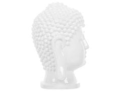 Beliani Dekoratívna biela figúrka 41 cm BUDDHA