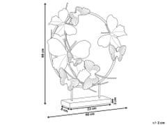 Beliani Dekorácia s motýľmi zlatá BERYLLIUM