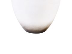 Beliani Dekoratívna terakotová váza 36 cm biela BAEZA