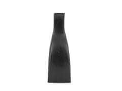 Beliani Dekoratívna keramická váza 25 cm čierna THAPSUS