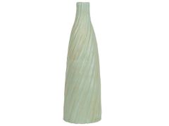 Beliani Dekoratívna keramická váza 54 cm svetlozelená FLORENTIA