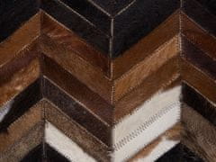 Beliani Kožený koberec 160 x 230 cm hnedý BALAT