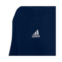 Adidas Tričko výcvik tmavomodrá XS JR Alphaskin