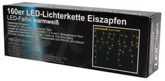 Linder Exclusiv Vianočný svetelný dážď 160 LED Teplá biela