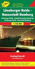 Freytag & Berndt DEU 5 Luneburské vresoviská, Hamburg 1:150 000