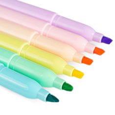 EASY FLASH PASTEL Sada zvýrazňovačov, 6 pastelových farieb