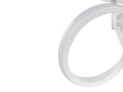 Beliani Stropné kovové LED svietidlo biele MONGO