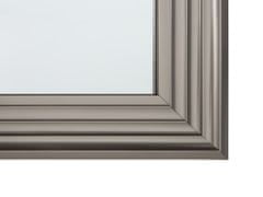 Beliani Nástenné zrkadlo 61 x 91 cm strieborné CHATAIN