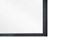 Beliani Nástenné zrkadlo 60 x 90 cm čierne MORLAIX