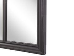 Beliani Nástenné zrkadlo 62 x 113 cm čierne TRELLY