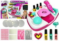 Lean-toys Súprava nail art nail art dryer glitter designs