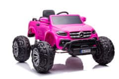 Lean-toys Mercedes DK-MT950 Barbie ružové auto na batérie