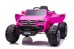 Lean-toys Mercedes DK-MT950 Barbie ružové auto na batérie