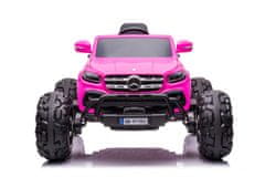 Lean-toys Mercedes DK-MT950 Barbie ružové auto na batérie