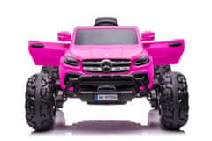 Lean-toys Mercedes DK-MT950 Barbie ružové auto na batérie