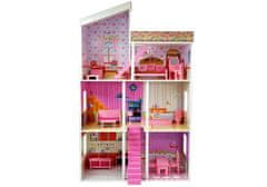 Mamido Dvojposchodový drevený domček pre bábiky