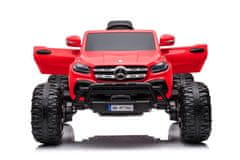 Lean-toys Mercedes DK-MT950 4x4 Červené auto na batérie