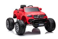 Lean-toys Mercedes DK-MT950 4x4 Červené auto na batérie