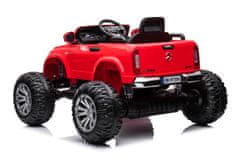 Lean-toys Mercedes DK-MT950 4x4 Červené auto na batérie