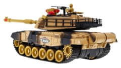 Mamido Tank na diaľkové ovládanie R / C béžový 1:18