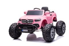 Lean-toys Mercedes DK-MT950 4x4 batériové auto svetloružové