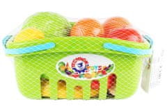 Lean-toys Nákupný košík Zelenina Ovocie Zelená 5354