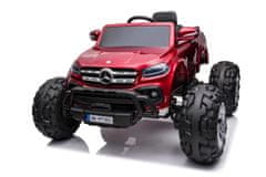 Lean-toys Autobatérie Mercedes DK-MT950 4x4 Červená farba