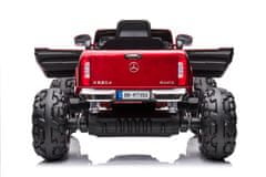 Lean-toys Autobatérie Mercedes DK-MT950 4x4 Červená farba