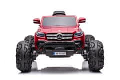 Lean-toys Autobatérie Mercedes DK-MT950 4x4 Červená farba