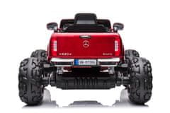 Lean-toys Autobatérie Mercedes DK-MT950 4x4 Červená farba