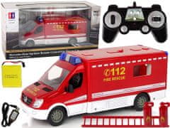 Lean-toys Diaľkovo ovládaný hasičský rebrík Mercedes Sprinter