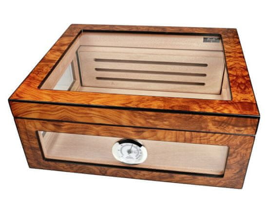 Angelo Humidor Brownglass