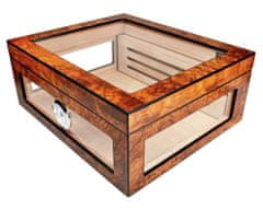 Angelo Humidor Brownglass