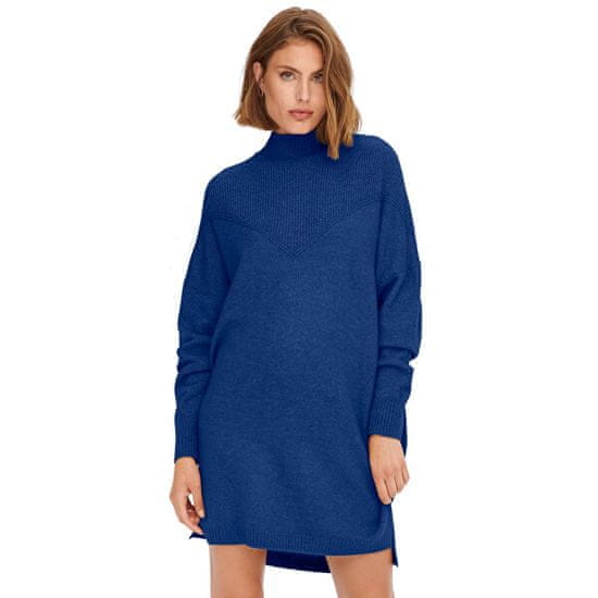 ONLY Dámske šaty ONLSILLY Relaxed Fit 15273713 Sodalite Blue W. MELANGE