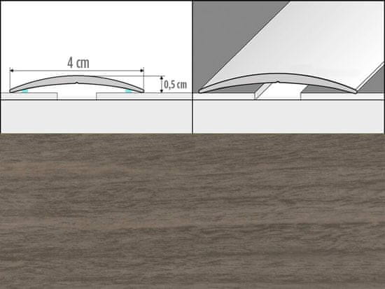 Effector Prechodové lišty A13 - SAMOLEPIACE šírka 4 x výška 0,5 x dĺžka 93 cm - dub verden
