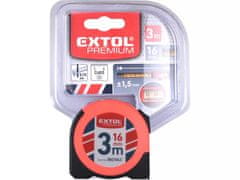 Extol Premium Zvinovací meter (8821043) s okienkom, 3m/16mm