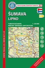 KČT 67 Šumava Lipno 1:50 000 Turistická mapa