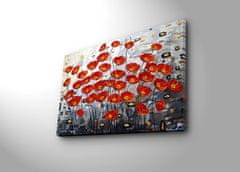 Wallity Obraz Poppy 45x70 cm červený