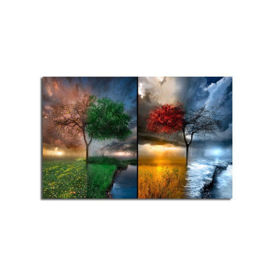 Wallity Obraz SEASONS 45x70 cm viacfarebný