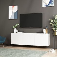 Hanah Home TV stolík White 150 cm biely