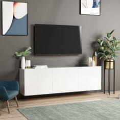 Hanah Home TV stolík White 150 cm biely
