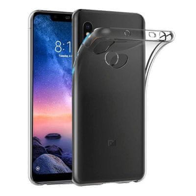 FORCELL Ultra tenké silikónové puzdro 0,5 mm pre xiaomi redmi 6 pro / Mi A2 lite priesvitné