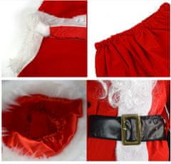 Korbi Oblečenie Santa Clause, 10 kusov oblečenia Santa Clause, veľkosť 3XL