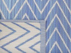 Beliani Vonkajší koberec 120 x 180 cm modrý BALOTRA