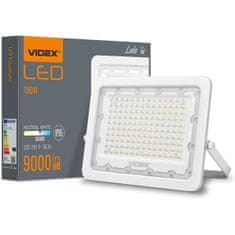 VIDEX Reflektor LED svetlomet 100W 9000lm 5000K IP65 biely LUCA