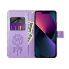 MobilMajak Puzdro / obal na Samsung Galaxy A05s lapač snov fialový - kniha MEZZO