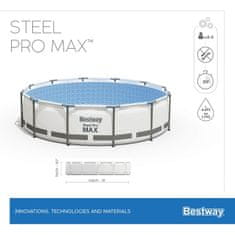 Bestway 56416 Bazén Steel Pro Max 366x76 cm + príslušenstvo