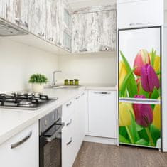 Wallmuralia.sk Foto nálepka tapeta chladnička Tulipány 60x180 cm